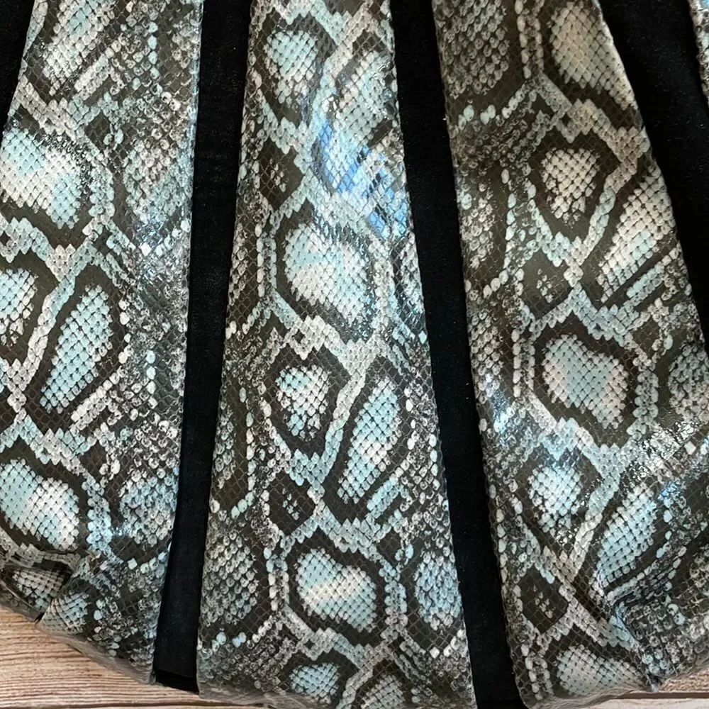 NEW WITH TAGS AIMEE KESTENBERG NIGHT IS YOUNG‎ LEATHER HOBO BAG IN PYTHON PRINT